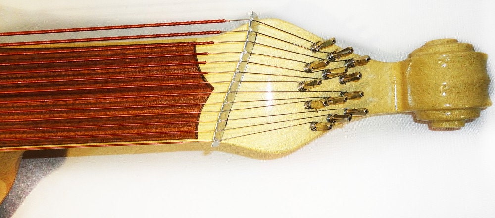 Traditional Folk Ukrainian Bandura Chromatic String Musical Instrument ...