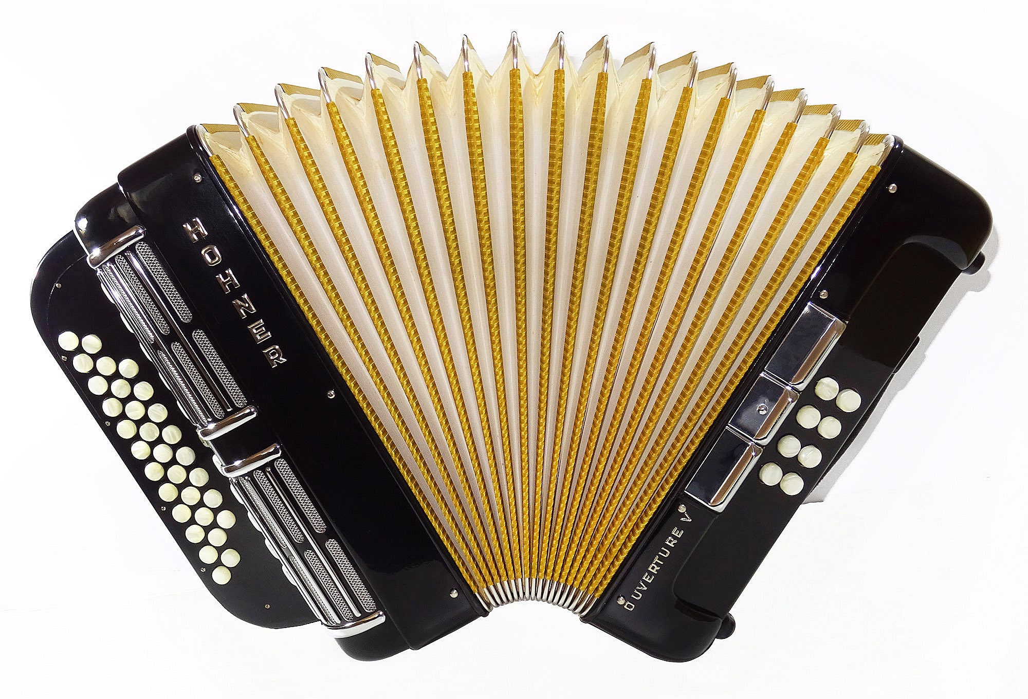 Hohner ボタンアコーディオン Ouverture V ダイアトニック、オリジナル