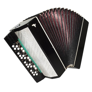 Acordeón de botones con contrabajo monofónico orquestal, Bayan Kremennoe ucraniano poco común, Correas nuevas, Acordeón de concierto de calidad