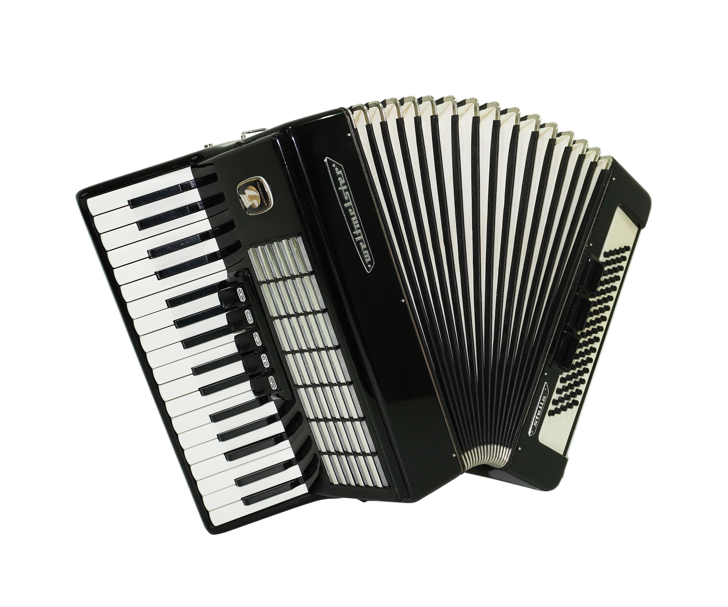 Weltmeister Stella 80 Bass Accordion Made in Germany, New Straps