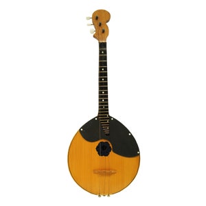 Old Vintage Domra, 3 Strings, 20 Frets, Natural Wood, made in USSR, Original Folk Musical Instrument, Beautiful Sound!