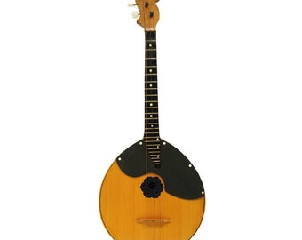 Old Vintage Domra, 3 Strings, 20 Frets, Natural Wood, made in USSR, Original Folk Musical Instrument, Beautiful Sound!