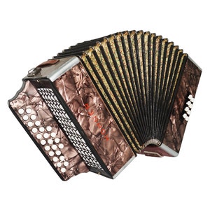 Hohner Accordion, Old Vintage Hohner Club II Diatonic Button Accordion, Squeezebox Concertina, made in Germany, Amazing Wonderful sound