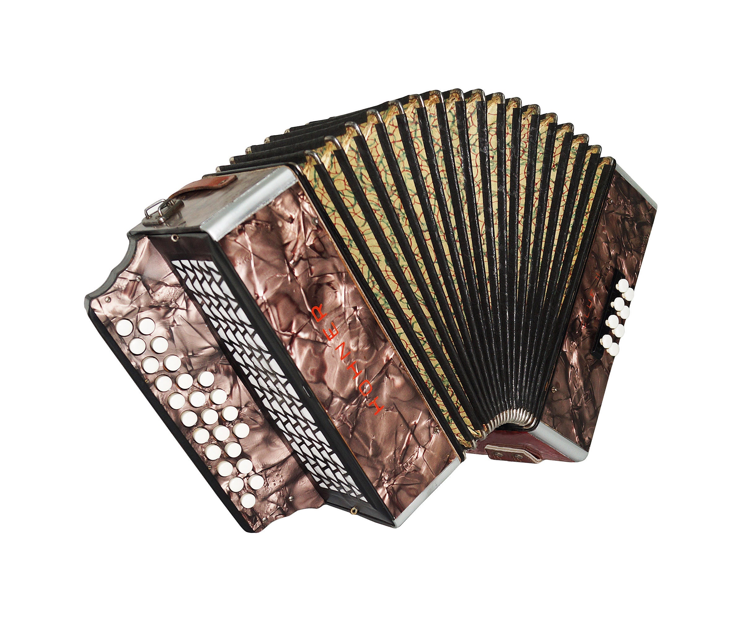 Hohner Accordion, Old Vintage Hohner Club II Diatonic Button Hohner Accordion, Old Vintage Hohner Club II Diatonic Button