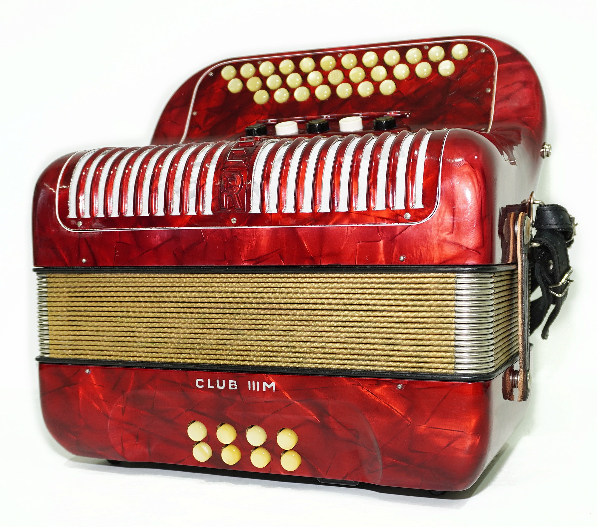 Hohner Club IIIM Diatonic Squeezebox, Original German Button