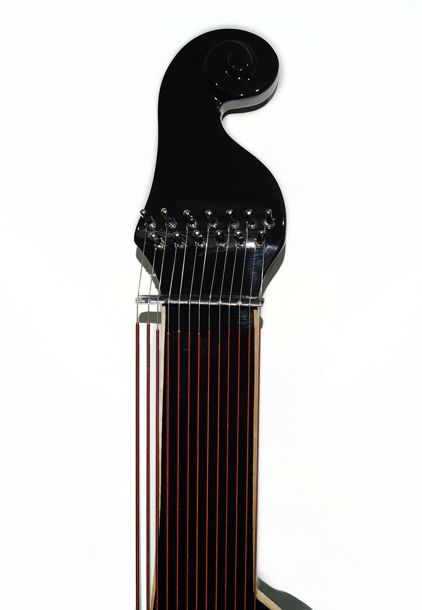 リヴィウ・バンドゥーラ レバー付き 63弦 民族楽器 チェルニギフタイプ