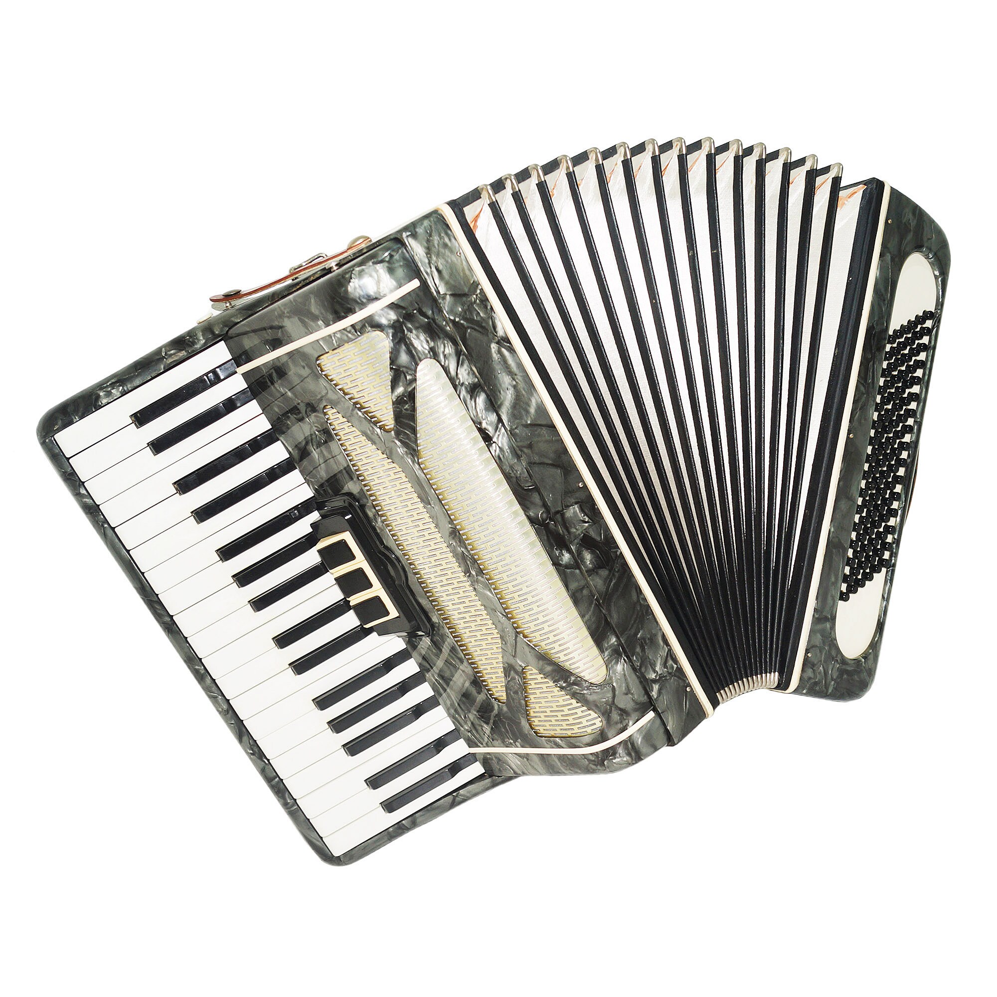 Original Concert Piano Accordion Volna 96 Bass, Made in Russia