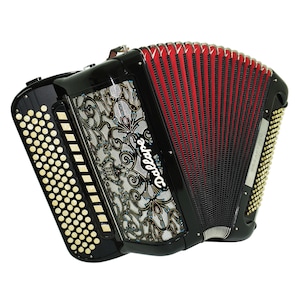Dallape Organtone 5 Row Button Accordion, made in Italy, Scandalli Reeds, Cassotto, B Griff, New Straps Soft Case, Italian Accordian Bayan