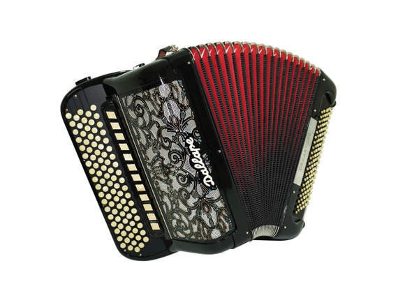 Dallapeオルガントーン5列ボタンアコーディオン、イタリア製、スキャン