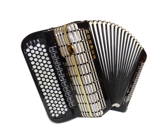Hohner Atlanta 145P 5 Rows Button Accordion 120 Bass, Made in