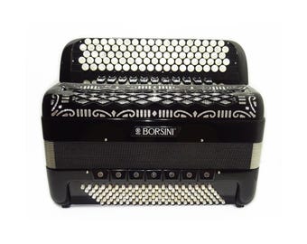 Dallape オルガントーン 5 列ボタンアコーディオン 120 ベース