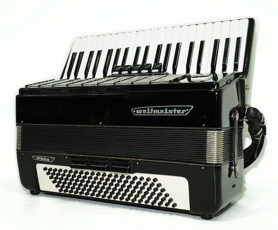 【希少品】WELTMEISTER STELLAアコーディオン 鍵盤楽器 Weltmeister Stella Piano Accordion, Made in Germany, 120