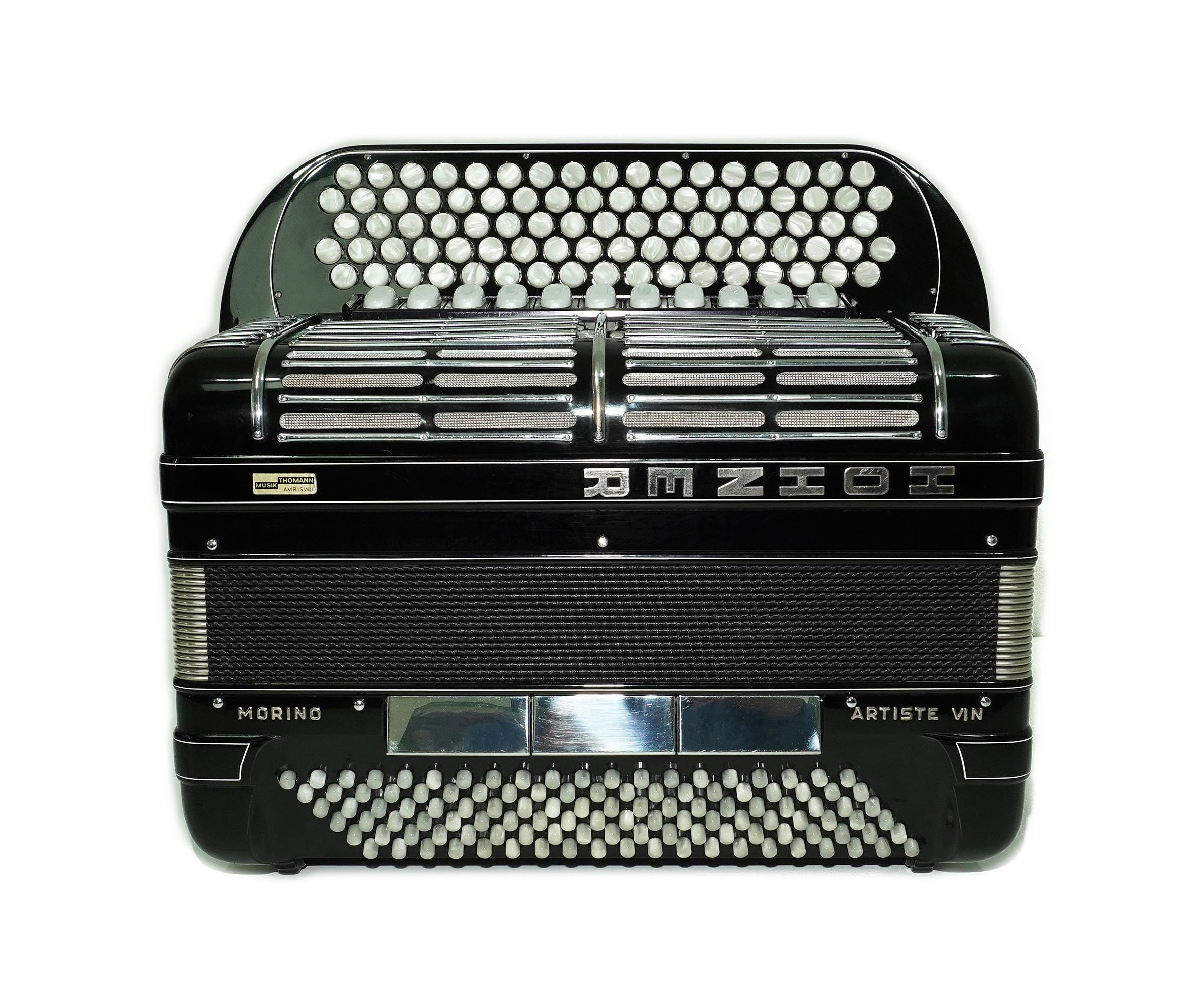 ミュージシャン Morina Hohner Morino Artiste VI N Button Accordion 120 Bass, C Griff