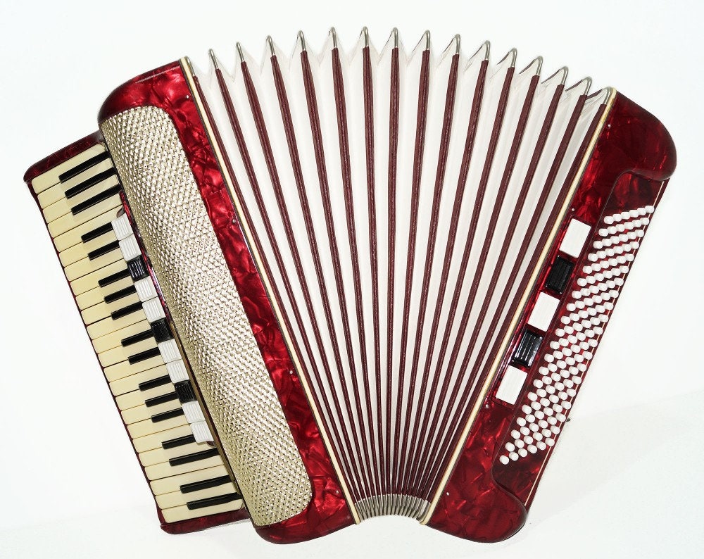 Accordion Kohler Made in Germany Original Full Size 120 Etsy
