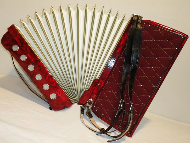 Horch 120 Bass German Piano Accordion Instrument Etsy