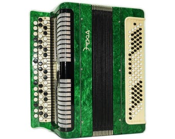 Etude Tulskiy Russian Bayan, 3 Row Chromatic Button Accordion 100 bass, New Straps and Soft Case for Gift, Acordeone de Botones