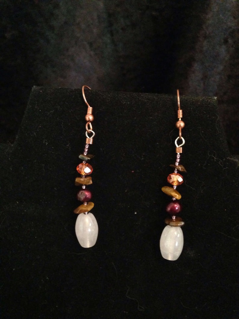 Red River Agate Pendant and Earrings Set OOAK