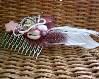 Flower Child Hair Comb Fascinator