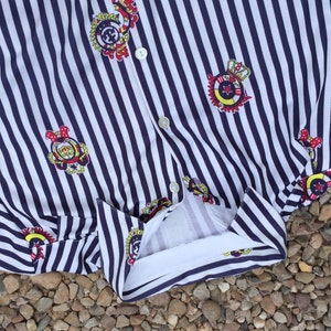 Vintage top 1980s nautical
