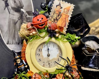 Halloween Vintage  Alarm Clock  Decor Decoration