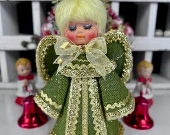 Angel Tree Topper Vintage Christmas Mid-century ‘60s