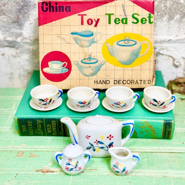 Occupied Japan Vintage Tea Set Original Box