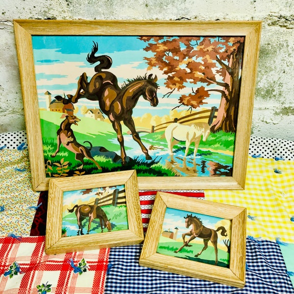 Paint by Number Horses Etsy