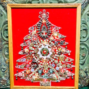 Jeweled Christmas Tree Garland