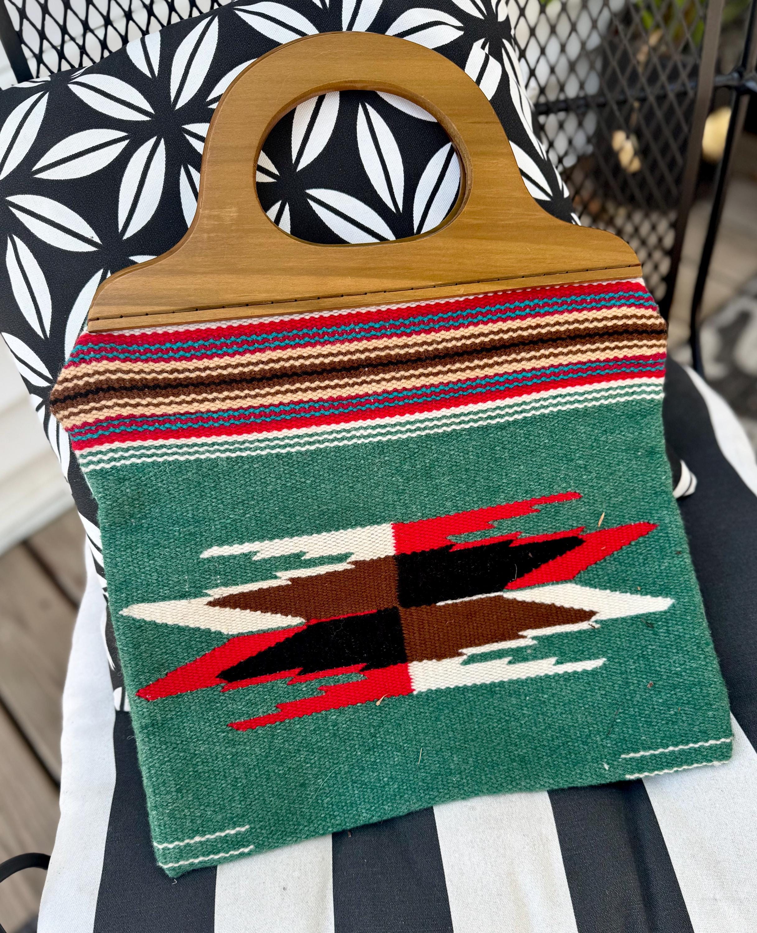 1940’s vintage Chimayo Purse Vintage 1940s Chimayo Clutch Purse - Raleigh Vintage