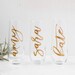 Personalized Champagne Flutes, Bridesmaid Gift, Bridesmaid Proposal, Bridal Party Gifts, Bachelorette Gifts, Bridesmaid Wine Glasses 
