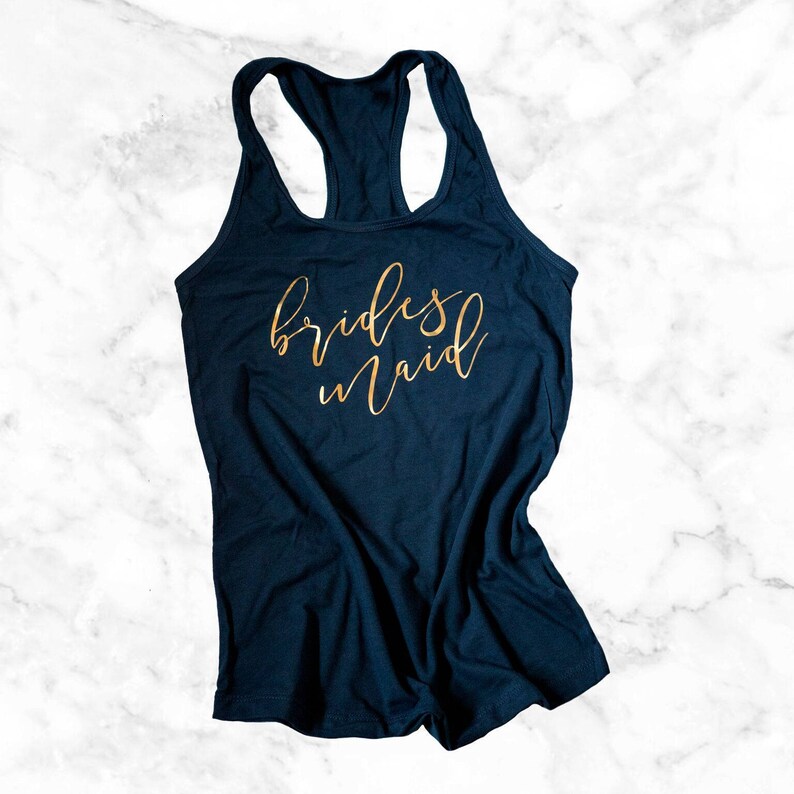bridal party tank tops