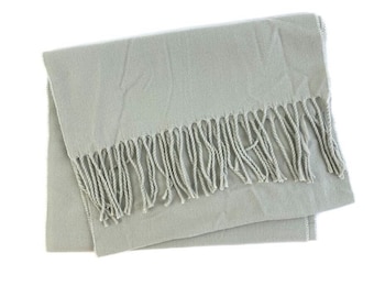 Ivory Viscose Scarf – Pashmina Shawl, Bridesmaid Gift
