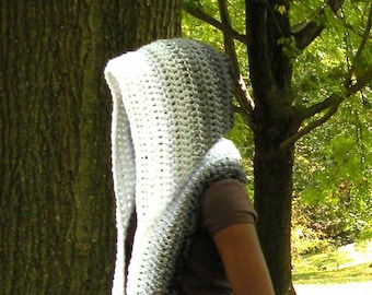 Schoodie Hooded Scarf CROCHET PATTERN Non Pointy, Womens, Teens, Girls, Mens, Boys Accessories PDF Permission to Sell Finished Items Etsy
