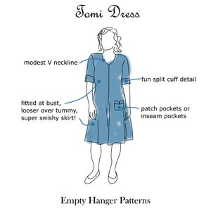 Tomi Dress - digital sewing pattern
