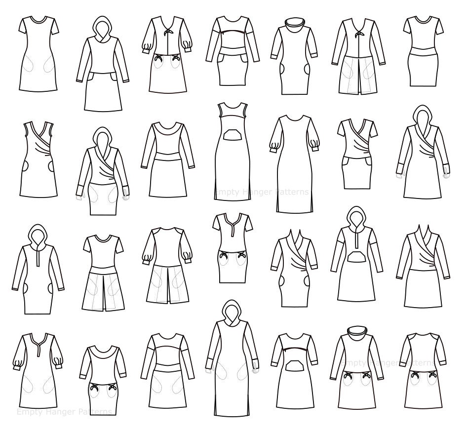 Darby Dress - digital sewing pattern