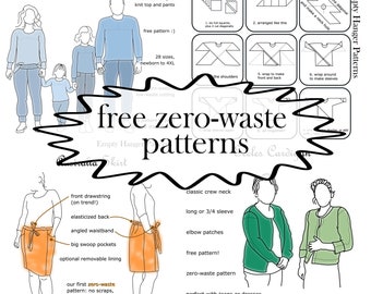 FREE Zero-Waste PATTERNS - links in description :)