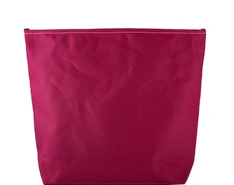 Forro de cuero Cage Tote, revestimiento de bolso de cuero, bolsa de cuero hecha a mano, forro de lona extraíble