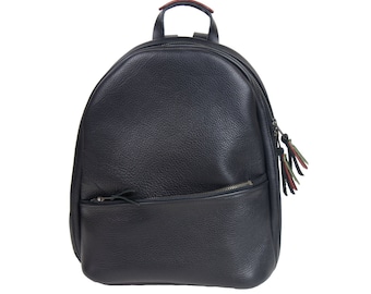 Mochila de cuero, Mini Pack de cuero, mochila de cuero pequeña