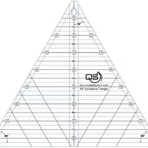 Quilter'S Select 60 Degree 8 1|2" Ruler