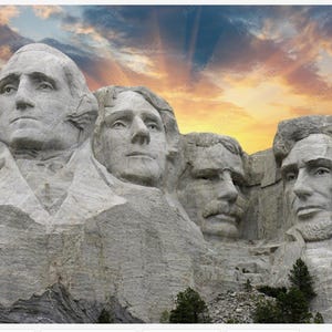 Mount Rushmore Digital Cuddle Panel