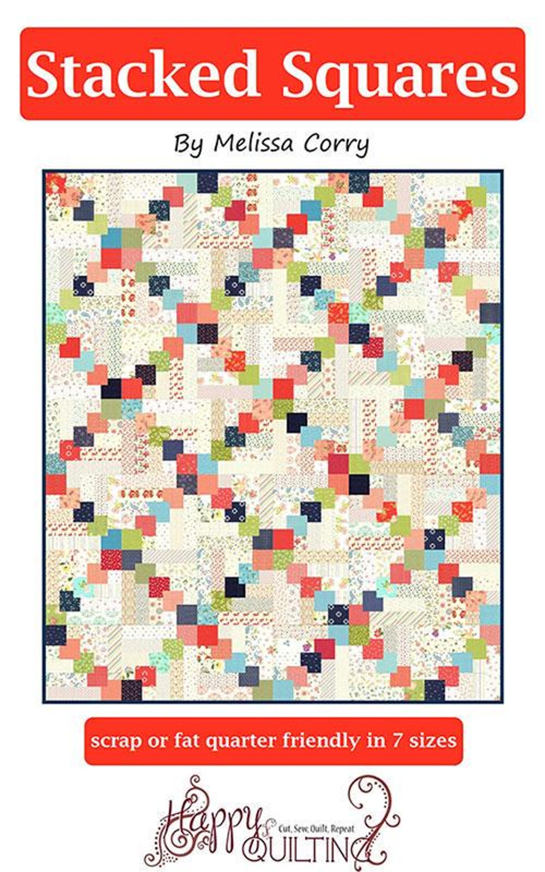 Staked Pattern Stacked Squared Pattern - Etsy