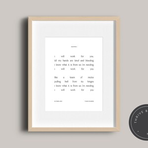 Tyler Childers "In Your Love" Art Print, Folk Music Wall Art (Digital Download) image 5