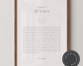 Tyler Childers "All Your'n" Art Print, Folk Country Music Wall Art (Digital Download)