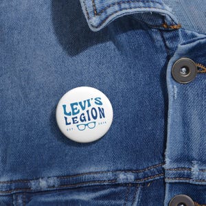 Levi's Legion pin button | round enamel look pin