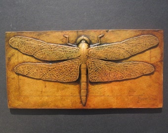 Dragonfly Ancient Egyption Style Decorative Wall Sculpture