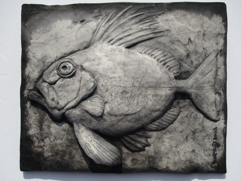 John Dory Fish Concrete French Provincial Style Kitchen