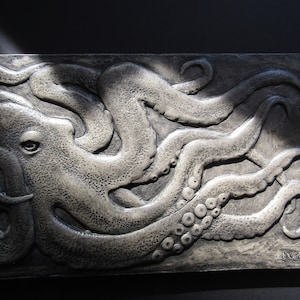 Octopus Portrait Cement Waterproof Art Tile
