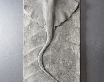 Manta Ray Sting Ray Concrete  High Relief Decorator Art Tile