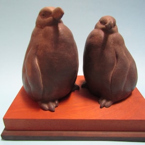 Kaapse pinguïns Handgemaakt steengoedmuseum Kwaliteitsbeeldhouwwerk