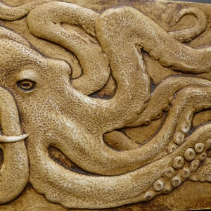 Octopus Decorative Hand Made Sculpture  Ocean Art
